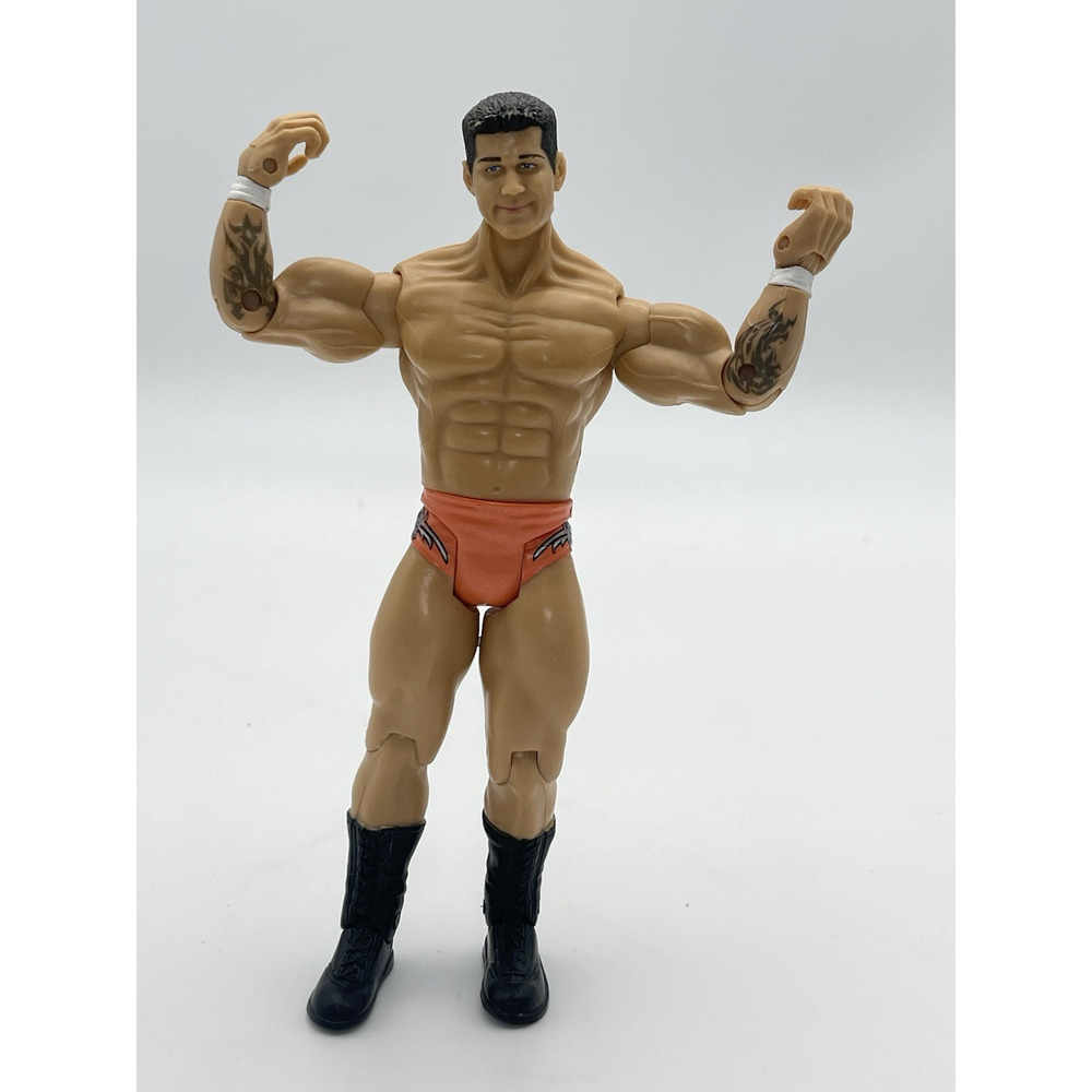 2003 WWE Wrestling Jakks Ruthless Aggression Series Randy Orton Figure Orange